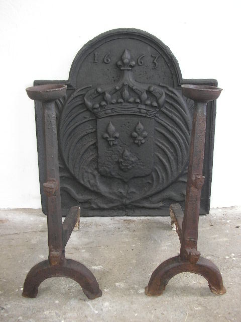 Fireback Armes de France 1663
