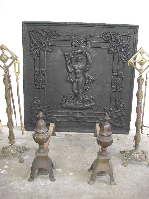 Art Deco Fireback