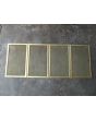 French Fireplace Screen made of Brass, Iron mesh 