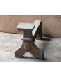 Gothic Andiron Fireplace made of Cast iron 