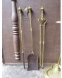 Brass Fireplace Tools made of Wrought iron, Brass 