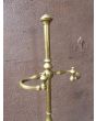 Napoleon III Stand Fire Irons made of Brass 