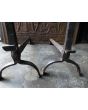 Louis XIII Andirons made of Wrought iron 