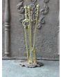 Victorian Fireplace Tool Set made of Brass, Polished steel, Polished brass 