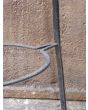 18th c. Fire-Bar Trivet made of Wrought iron, Brass 