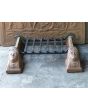 Neoclassical Fireplace Andiron made of Cast iron 