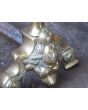 Louis XV Andirons made of Wrought iron, Bronze 