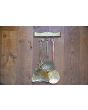 Antique Wall Hanging Fireplace Tools made of Wrought iron, Brass, Copper 