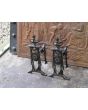 Victorian Rests Fire Irons made of Cast iron 