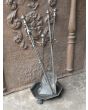 Antique Fireside Companion Set made of Cast iron, Wrought iron 