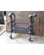 Antique Fireplace Log Grate made of Wrought iron 