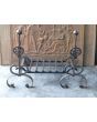 Napoleon III Fire Dogs made of Wrought iron 