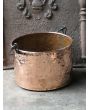 Polished Copper Log Basket made of Wrought iron, Polished copper 