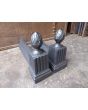 Neoclassical Style Andirons made of Cast iron 