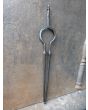 Gothic Fireplace Tongs made of Wrought iron 