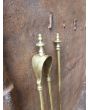 Napoleon III Fireplace Tools made of Polished brass 
