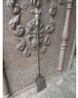 Napoleon III Fire Shovel made of Wrought iron, Polished brass 
