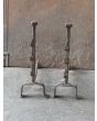 Neoclassical Fireplace Andiron made of Wrought iron 