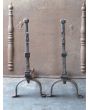 Antique Fireplace Andirons made of Wrought iron 