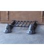 Louis XV Iron Andirons made of Cast iron 
