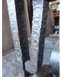 16th c Italian Andirons made of Wrought iron, Bronze 