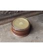 Antique Hot Water Bottle | Bed Pan made of Brass, Wood 