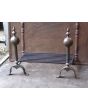 Victorian Fireplace Grate made of Wrought iron, Brass 
