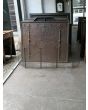 Elegant Antique Fireplace Screen made of Brass, Iron mesh, Iron 