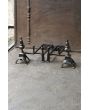 Louis XIV Andirons made of Wrought iron, Brass 