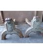 Gothic Andirons Fireplace made of Cast iron 