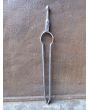 Antique Dutch Fire Tongs made of Polished steel 