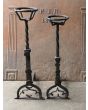 Antique Hand-Forged Andiron made of Wrought iron 