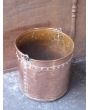 Polished Copper Log Bucket made of Polished brass, Polished copper 