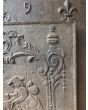 Louis XV Fireplace Back made of Cast iron 