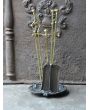 Victorian Companion Set made of Cast iron, Brass 