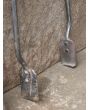 Large French Fireplace Tools made of Wrought iron, Brass 