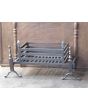 Victorian Grate for Fire made of Wrought iron, Brass 