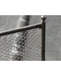 French Screen for Fireplace made of Brass, Iron mesh, Iron 