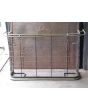 Large Victorian Fire Guard made of Brass, Iron mesh, Iron 
