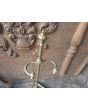 Victorian Fireplace Tool Set made of Brass, Polished steel 
