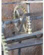Antique Roasting Jack made of Wrought iron, Brass, Wood 