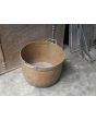 Antique Firewood Basket made of Wrought iron, Brass, Copper 