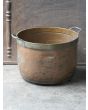 Antique Firewood Basket made of Wrought iron, Brass, Copper 