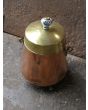 Antique 'Doofpot' made of Brass, Copper, Stone 