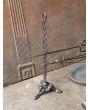 Antique Spring-Driven Roasting Jack made of Cast iron, Wrought iron, Brass, Copper, Polished copper 