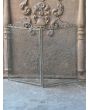 Antique French Fire Screen made of Iron mesh, Iron 