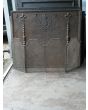 Tall Antique French Fire Screen made of Iron mesh, Iron 