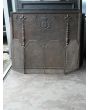 Tall Antique French Fire Screen made of Iron mesh, Iron 