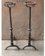 Gothic Andirons Fireplace made of Wrought iron 