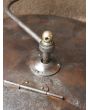 Antique Coffee Roaster made of Wrought iron, Brass, Wood, Iron 